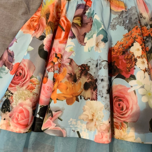 Floral a-line skirt - Picture 4 of 4